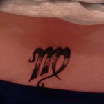 Photo Virgo zodiac sign tattoo 19.06.2019 №041 - tattoo zodiac sign - tattoovalue.net