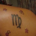 Photo Virgo zodiac sign tattoo 19.06.2019 №052 - tattoo zodiac sign - tattoovalue.net