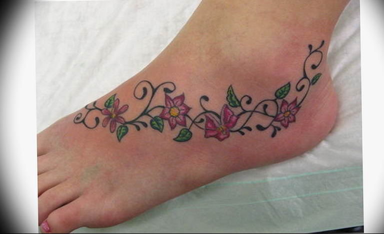 Photo jasmine flower tattoo example18.06.2019 №005 - tattoo - tatufoto.com