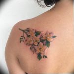 Photo jasmine flower tattoo example18.06.2019 №008 - tattoo - tatufoto.com