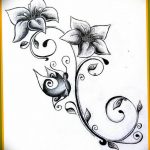 Photo jasmine flower tattoo example18.06.2019 №021 - tattoo - tatufoto.com