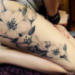 Photo jasmine flower tattoo example18.06.2019 №028 - tattoo - tatufoto.com