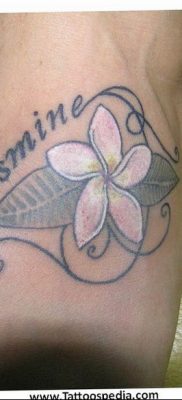 Photo jasmine flower tattoo example18.06.2019 №029 – tattoo – tatufoto.com