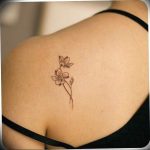 Photo jasmine flower tattoo18.06.2019 №003 - tattoo - tatufoto.com