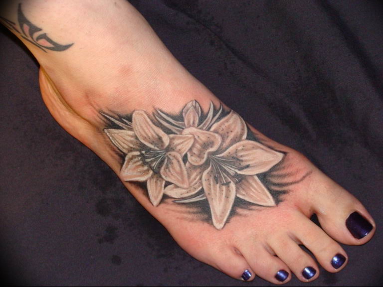 Photo jasmine flower tattoo18.06.2019 №010 - tattoo - tatufoto.com