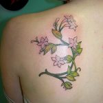 Photo jasmine flower tattoo18.06.2019 №021 - tattoo - tatufoto.com