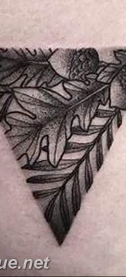 Photo oak leaves tattoo 25.05.2019 №073 – oak leaves tattoo idea – tattoovalue.net
