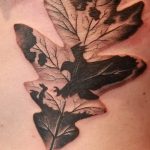 Photo oak leaves tattoo 25.05.2019 №103 - oak leaves tattoo idea - tattoovalue.net