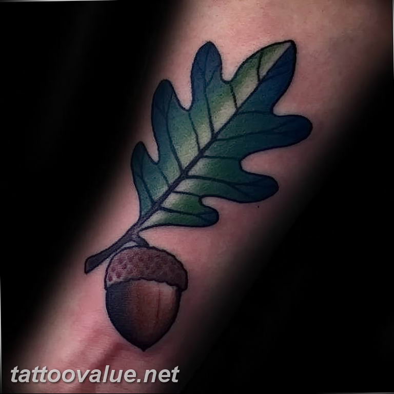 Traditional Leaf Tattoo Idea  BlackInk