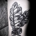 Photo oak leaves tattoo 25.05.2019 №004 - oak leaves tattoo idea - tattoovalue.net