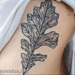 Photo oak leaves tattoo 25.05.2019 №015 - oak leaves tattoo idea - tattoovalue.net