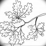 Photo oak leaves tattoo 25.05.2019 №049 - oak leaves tattoo idea - tattoovalue.net