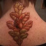 Photo oak leaves tattoo 25.05.2019 №063 - oak leaves tattoo idea - tattoovalue.net
