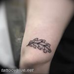 Photo oak leaves tattoo 25.05.2019 №090 - oak leaves tattoo idea - tattoovalue.net
