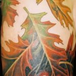 Photo oak leaves tattoo 25.05.2019 №105 - oak leaves tattoo idea - tattoovalue.net
