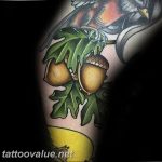 Photo oak leaves tattoo 25.05.2019 №125 - oak leaves tattoo idea - tattoovalue.net