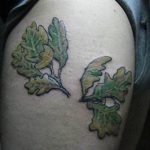 Photo oak leaves tattoo 25.05.2019 №135 - oak leaves tattoo idea - tattoovalue.net