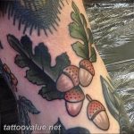 Photo oak leaves tattoo 25.05.2019 №137 - oak leaves tattoo idea - tattoovalue.net