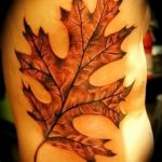 Photo oak leaves tattoo 25.05.2019 №145 - oak leaves tattoo idea - tattoovalue.net