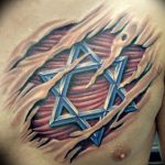 Photo star of david tattoo 19.06.2019 №004 - star tattoo example - tattoovalue.net