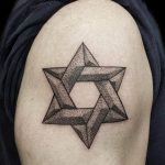 Photo star of david tattoo 19.06.2019 №042 - star tattoo example - tattoovalue.net