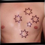 Photo star tattoo 19.06.2019 №033 - star tattoo example - tattoovalue.net