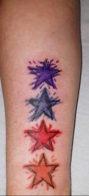 Photo star tattoo on arm 19.06.2019 №024 – star tattoo example – tattoovalue.net