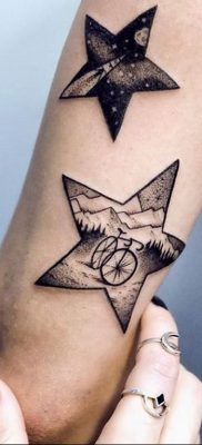 Photo star tattoo on arm 19.06.2019 №025 – star tattoo example – tattoovalue.net