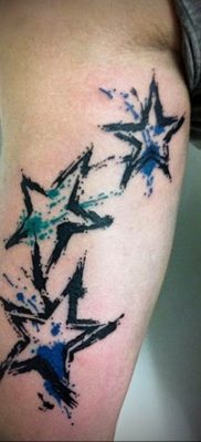 Photo star tattoo on arm 19.06.2019 №026 – star tattoo example – tattoovalue.net