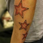 Photo star tattoo on arm 19.06.2019 №035 - star tattoo example - tattoovalue.net