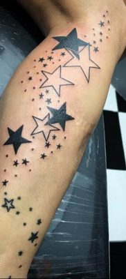 Photo star tattoo on arm 19.06.2019 №038 – star tattoo example – tattoovalue.net