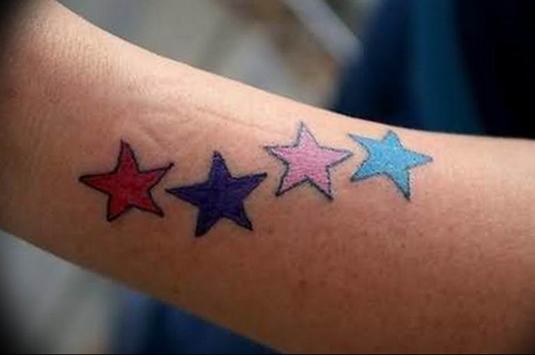 Photo star tattoo on arm 19.06.2019 № 054 - star tattoo example - tattooval...
