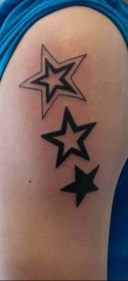 Photo star tattoo on arm 19.06.2019 №072 – star tattoo example – tattoovalue.net