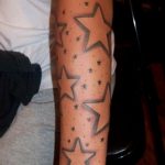 Photo star tattoo on arm 19.06.2019 №001 - star tattoo example - tattoovalue.net