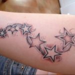 Photo star tattoo on arm 19.06.2019 №002 - star tattoo example - tattoovalue.net