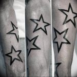Photo star tattoo on arm 19.06.2019 №005 - star tattoo example - tattoovalue.net