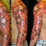 Photo star tattoo on arm 19.06.2019 №007 - star tattoo example - tattoovalue.net