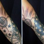 Photo star tattoo on arm 19.06.2019 №008 - star tattoo example - tattoovalue.net