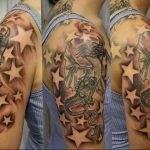 Photo star tattoo on arm 19.06.2019 №011 - star tattoo example - tattoovalue.net