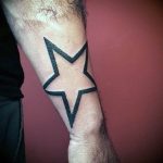 Photo star tattoo on arm 19.06.2019 №016 - star tattoo example - tattoovalue.net