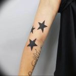 Photo star tattoo on arm 19.06.2019 №018 - star tattoo example - tattoovalue.net