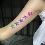 Photo star tattoo on arm 19.06.2019 №019 - star tattoo example - tattoovalue.net