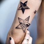 Photo star tattoo on arm 19.06.2019 №025 - star tattoo example - tattoovalue.net