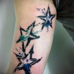 Photo star tattoo on arm 19.06.2019 №026 - star tattoo example - tattoovalue.net