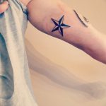 Photo star tattoo on arm 19.06.2019 №034 - star tattoo example - tattoovalue.net