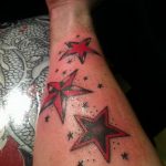 Photo star tattoo on arm 19.06.2019 №036 - star tattoo example - tattoovalue.net