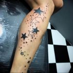 Photo star tattoo on arm 19.06.2019 №038 - star tattoo example - tattoovalue.net