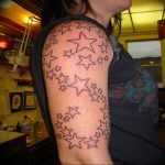 Photo star tattoo on arm 19.06.2019 №049 - star tattoo example - tattoovalue.net