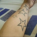Photo star tattoo on arm 19.06.2019 №051 - star tattoo example - tattoovalue.net