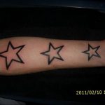 Photo star tattoo on arm 19.06.2019 №056 - star tattoo example - tattoovalue.net